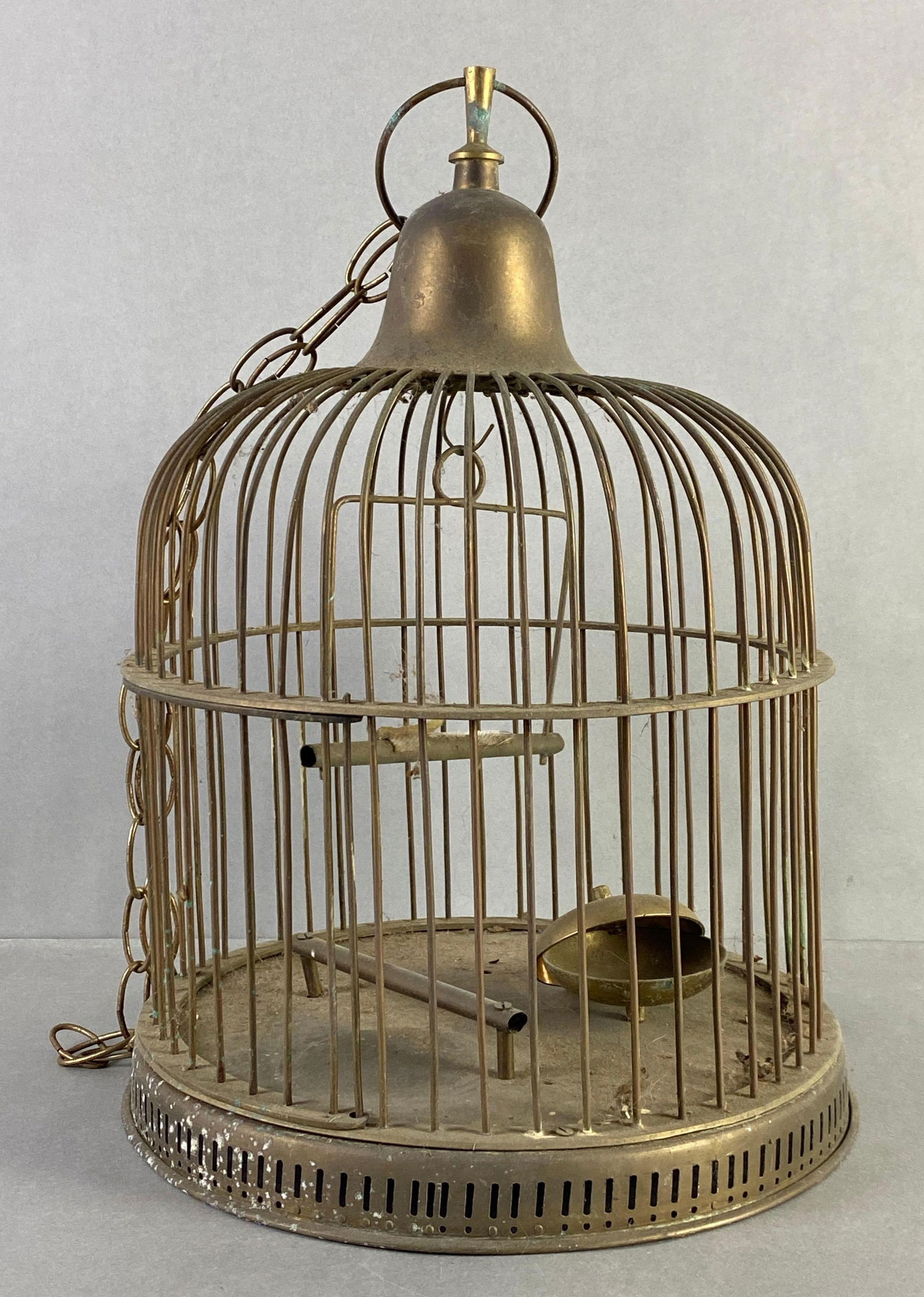 Indian Brass Hanging Bird Cage (1 of 5)