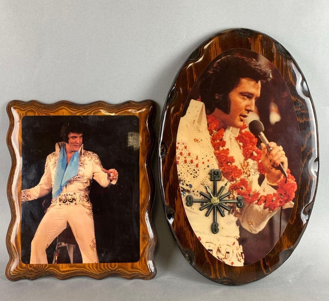 Group of 2 Elvis Presley Epoxy Pictures (1 of 2)