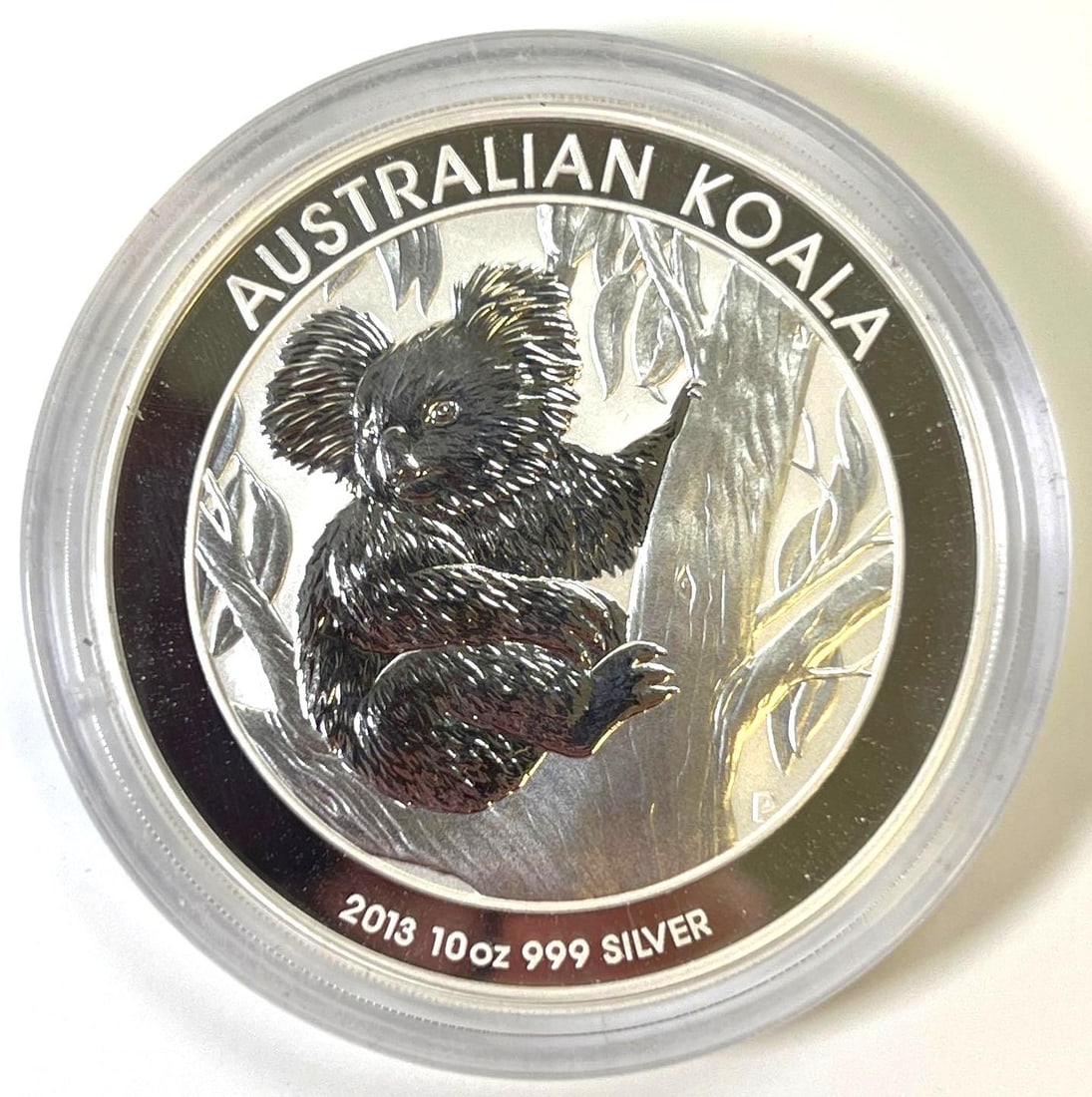 RARE 2013 Australia Koala 10 oz .999 Fine Silver Round in Cap (1 of 2)