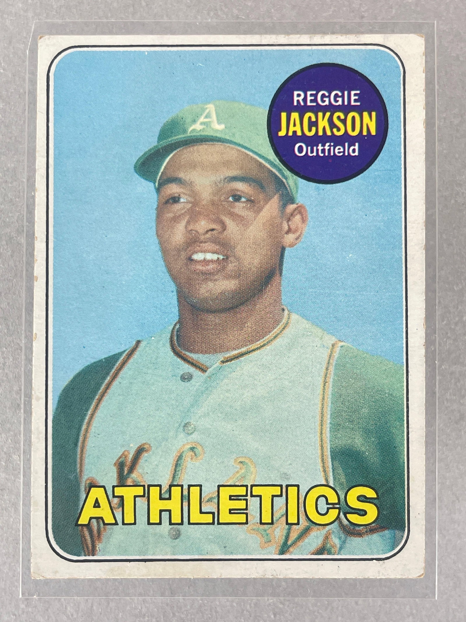 1969 Topps Reggie Jackson #260 Rookie: 1969 Topps Reggie Jackson #260 Rookie, G - VG, Nice centering