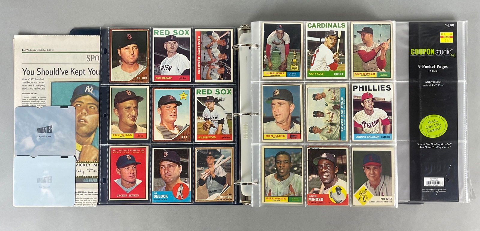 340+ 1960s Baseball Cards with Mantle, HOFs, Stars, and Rookies (1 of 12)
