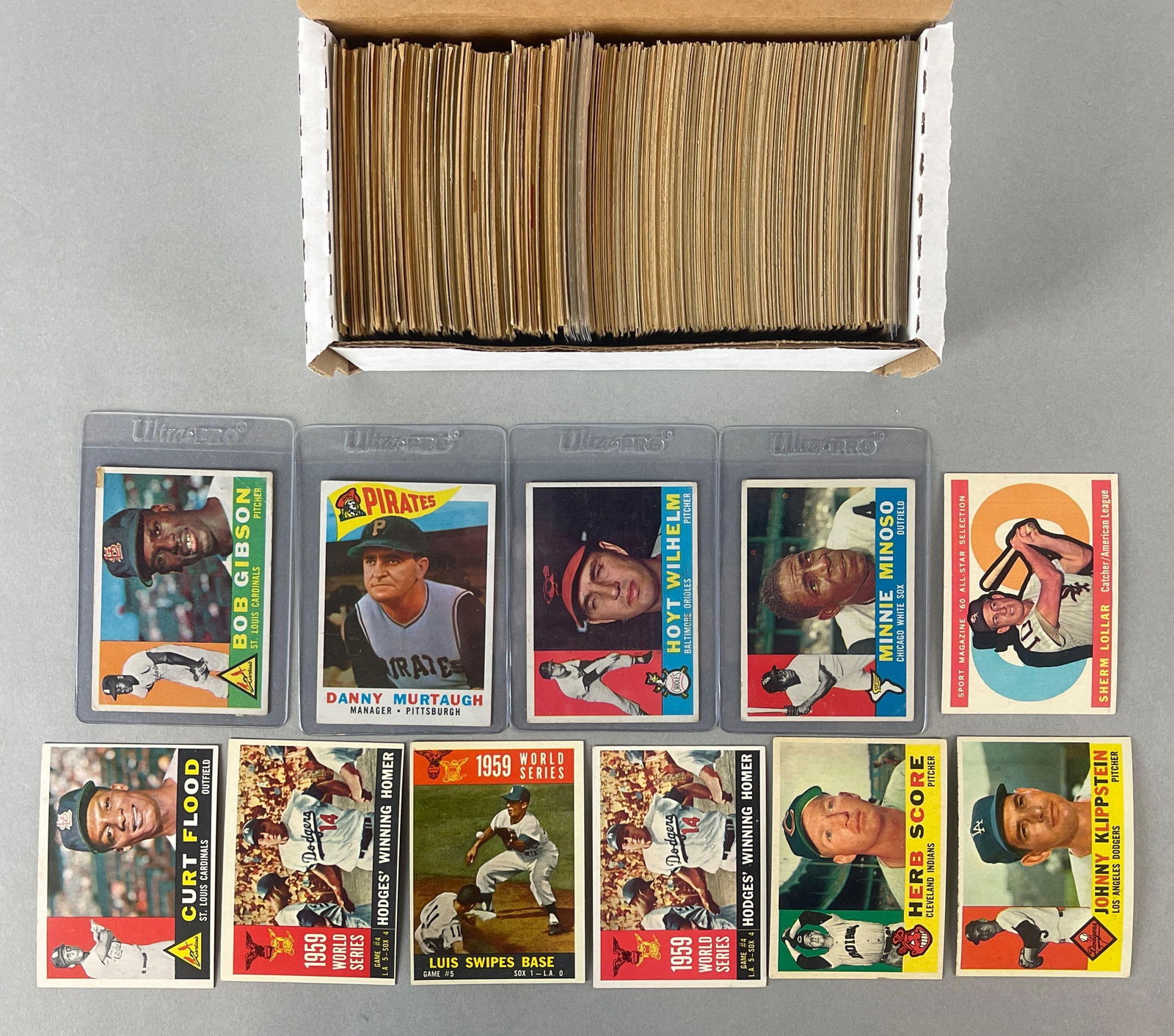400+ 1960 Topps Baseball Cards with HOFs, Stars, and Rookies (1 of 3)