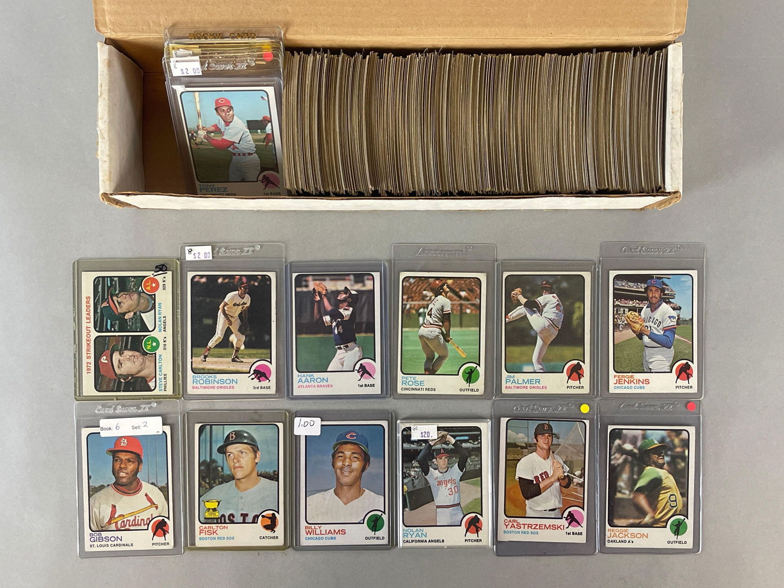 1973 Topps Baseball Partial Set with Schmidt Rookie 559/660 (1 of 3)