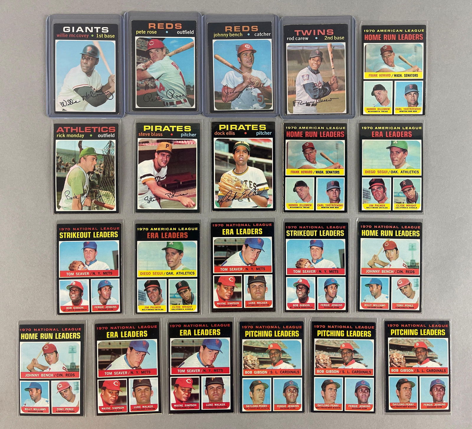 21 - 1971 Topps Baseball High Grade Cards, Mainly HOFs (1 of 4)