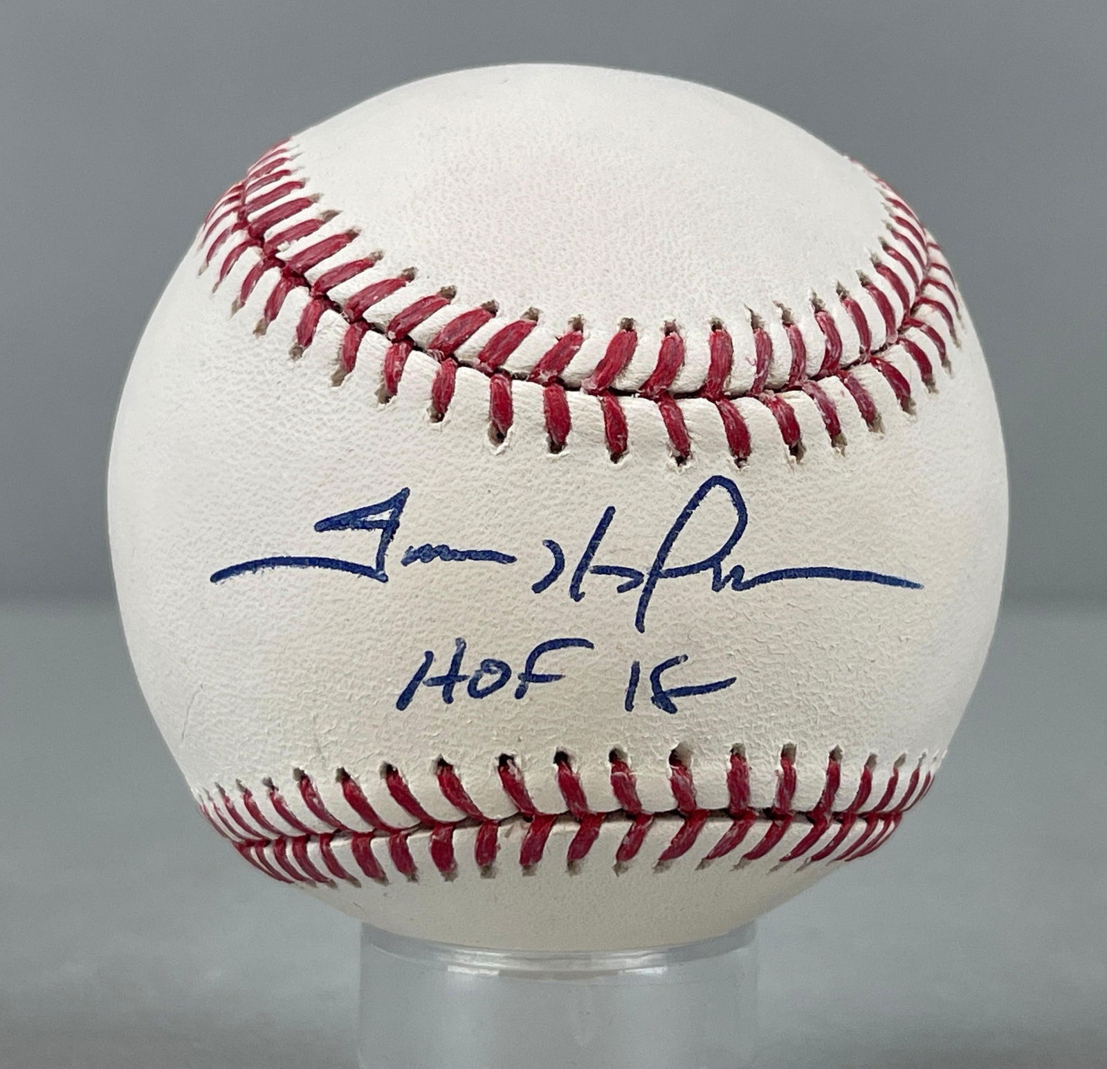 Trevor Hoffman Signed Official MLB Rawlings Baseball with Inscription: Autographed Trevor Hoffman HOF 18