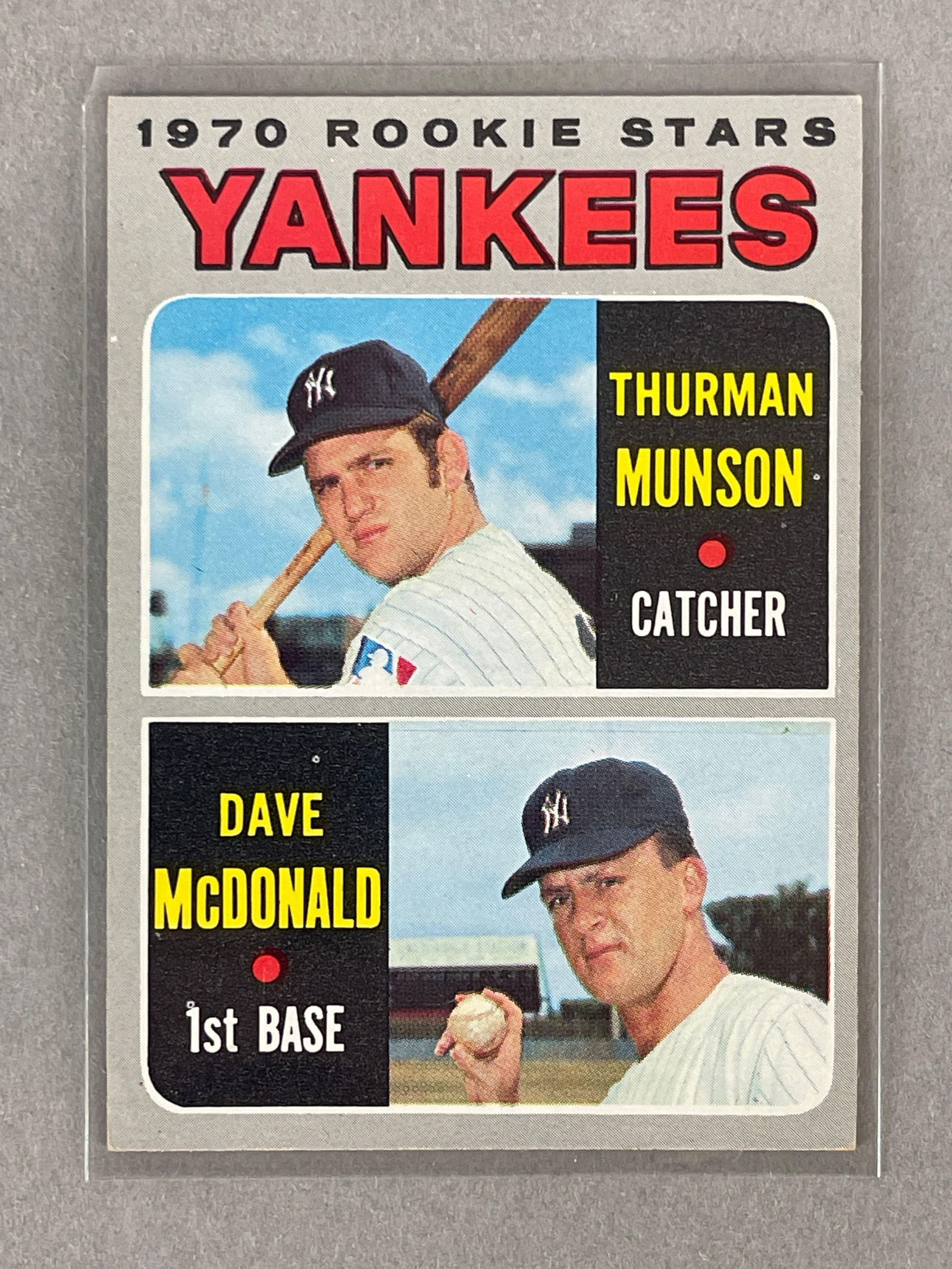 1970 Topps Thurman Munson #189 Rookie (1 of 2)