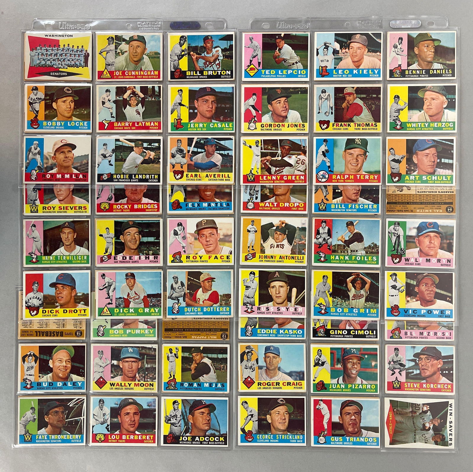 101 - 1960 Topps Baseball Series 1 Set Break (1 of 13)