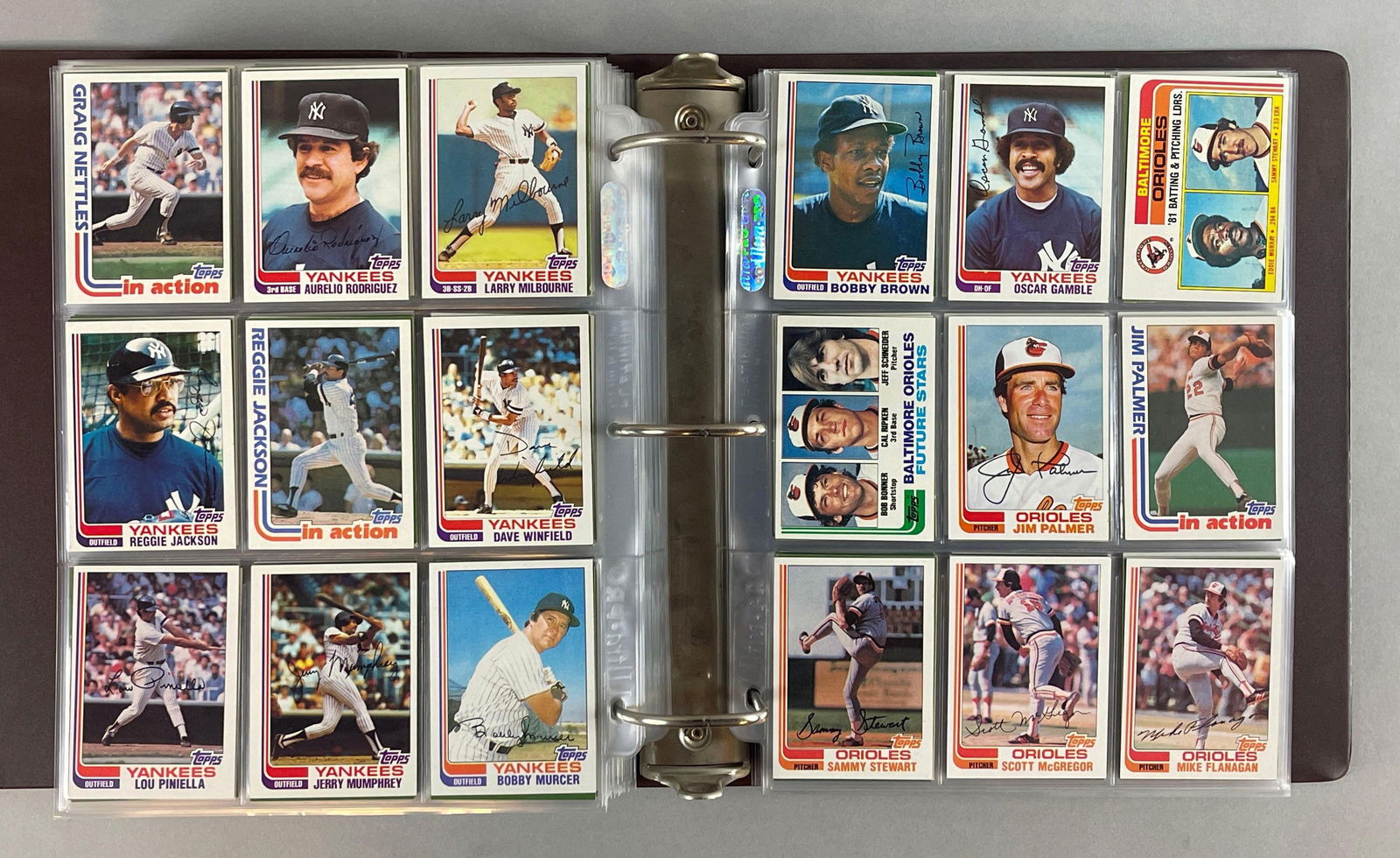 1982 Topps and Topps Traded Baseball Complete High Grade Sets (1 of 5)