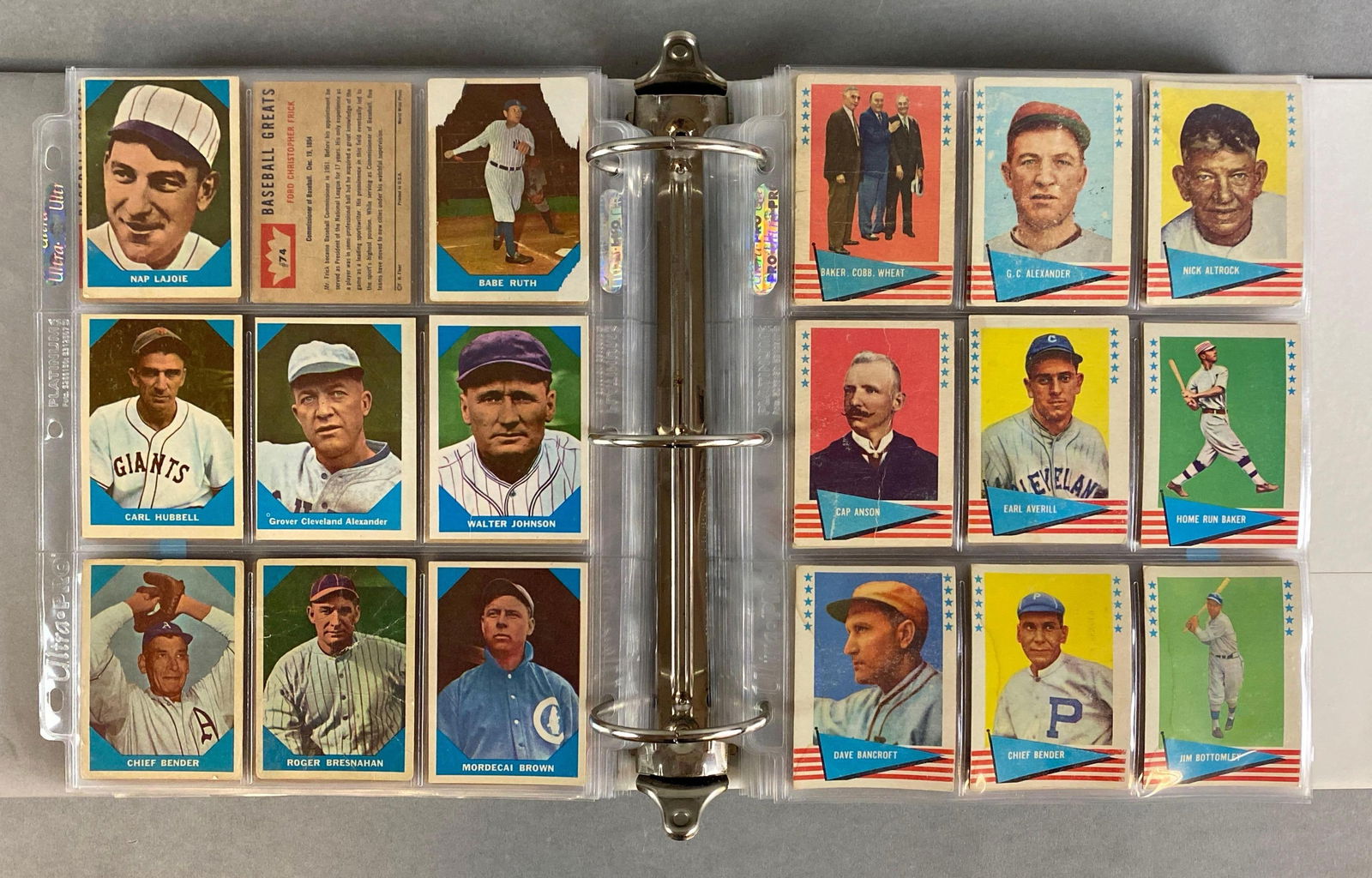 190+ 1959 - 63 Fleer Baseball Cards with HOFs (1 of 12)