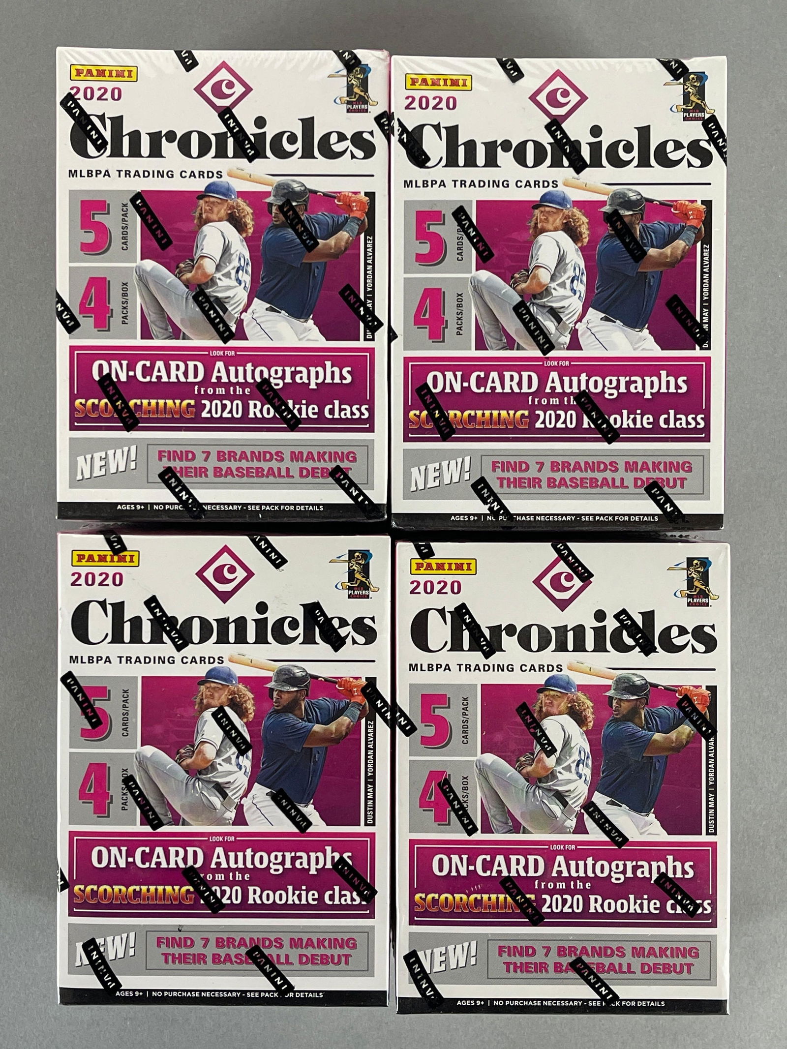 4 - 2020 Panini Chronicles Baseball Factory Sealed Blaster Boxes (1 of 4)