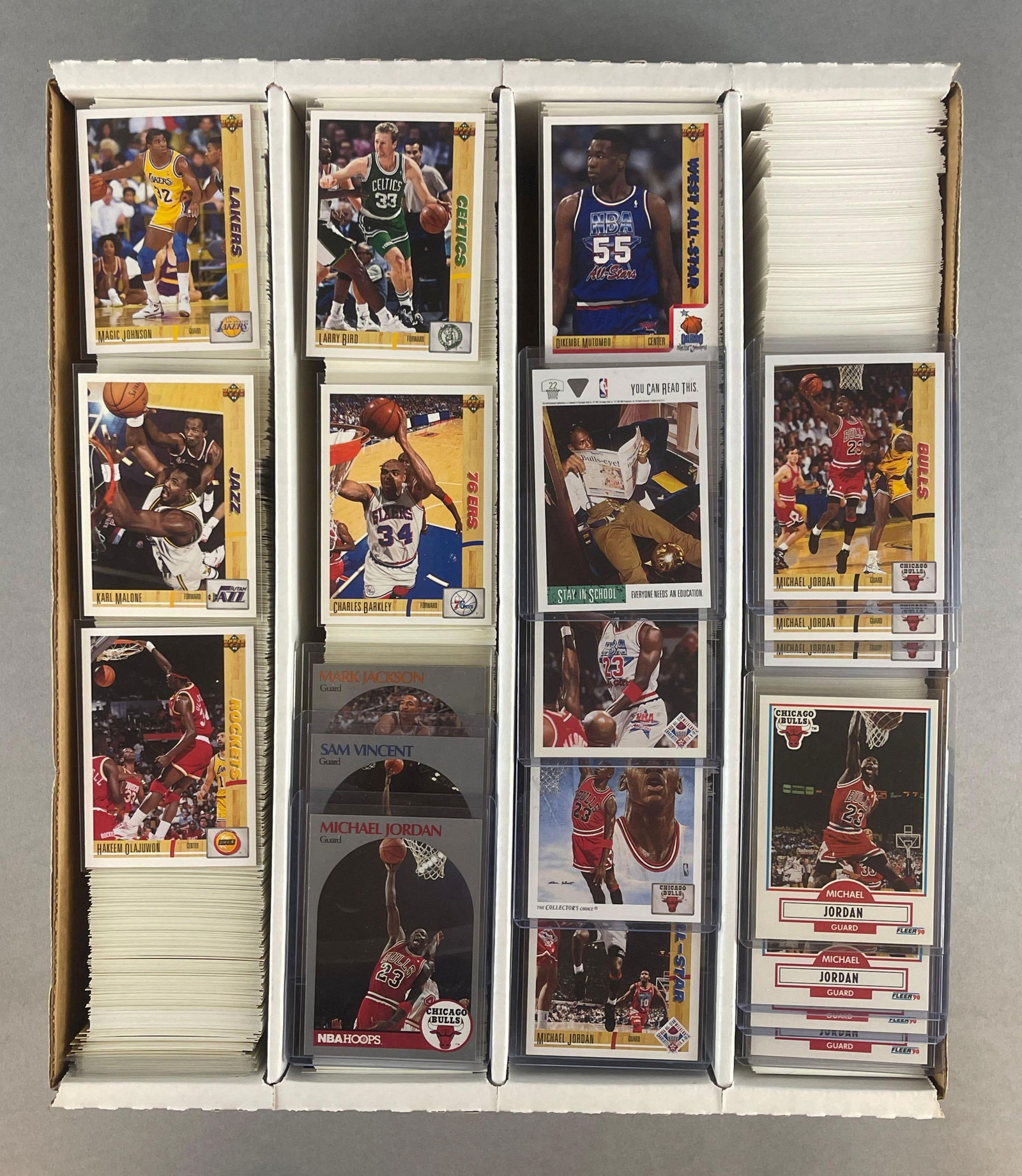 3000+ 1990s Basketball Cards with 13 Michael Jordans, HOFs, and Rookies (1 of 3)