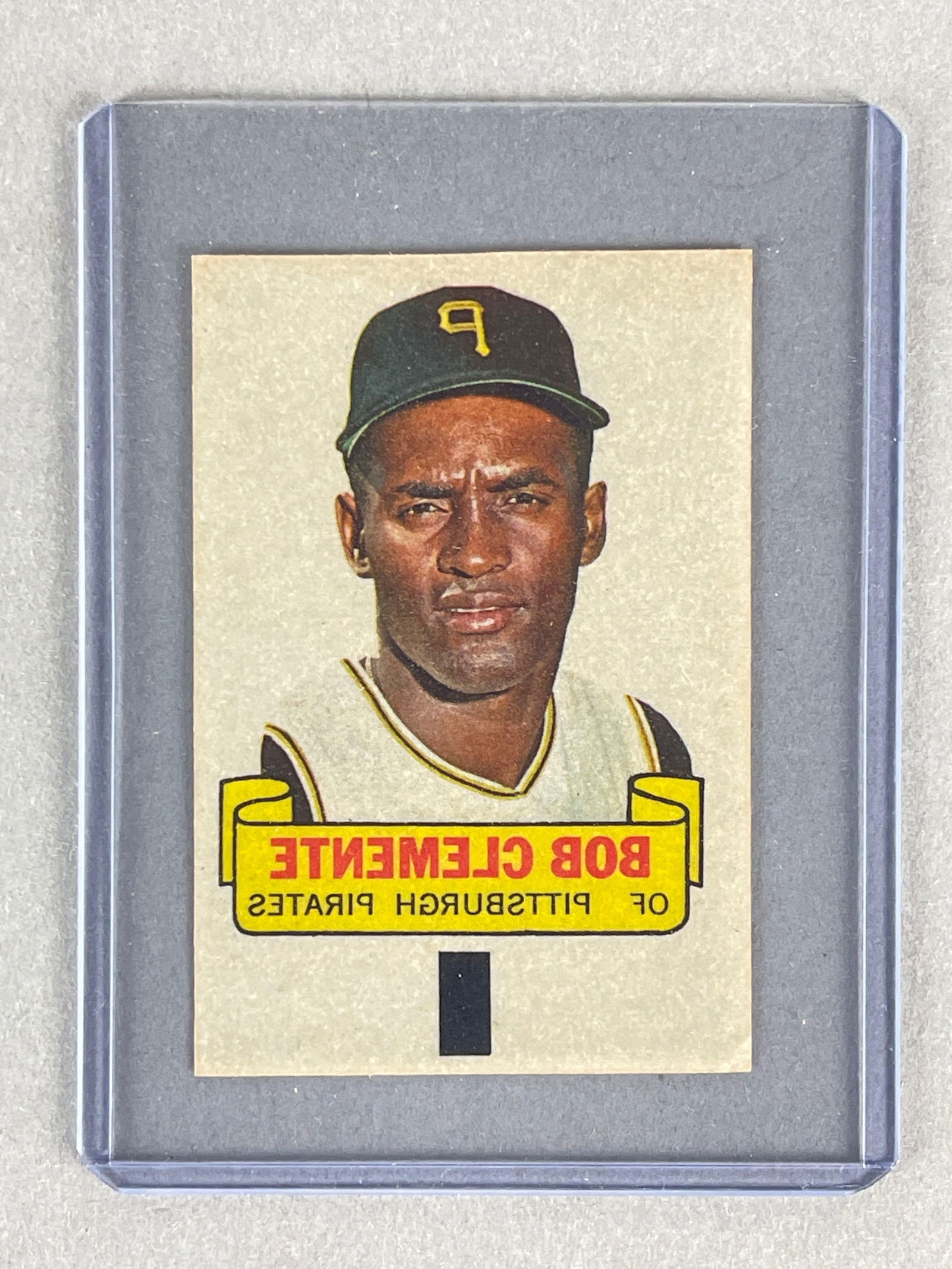 1965 Topps Rub Offs Tattoo Bob Clemente (1 of 2)