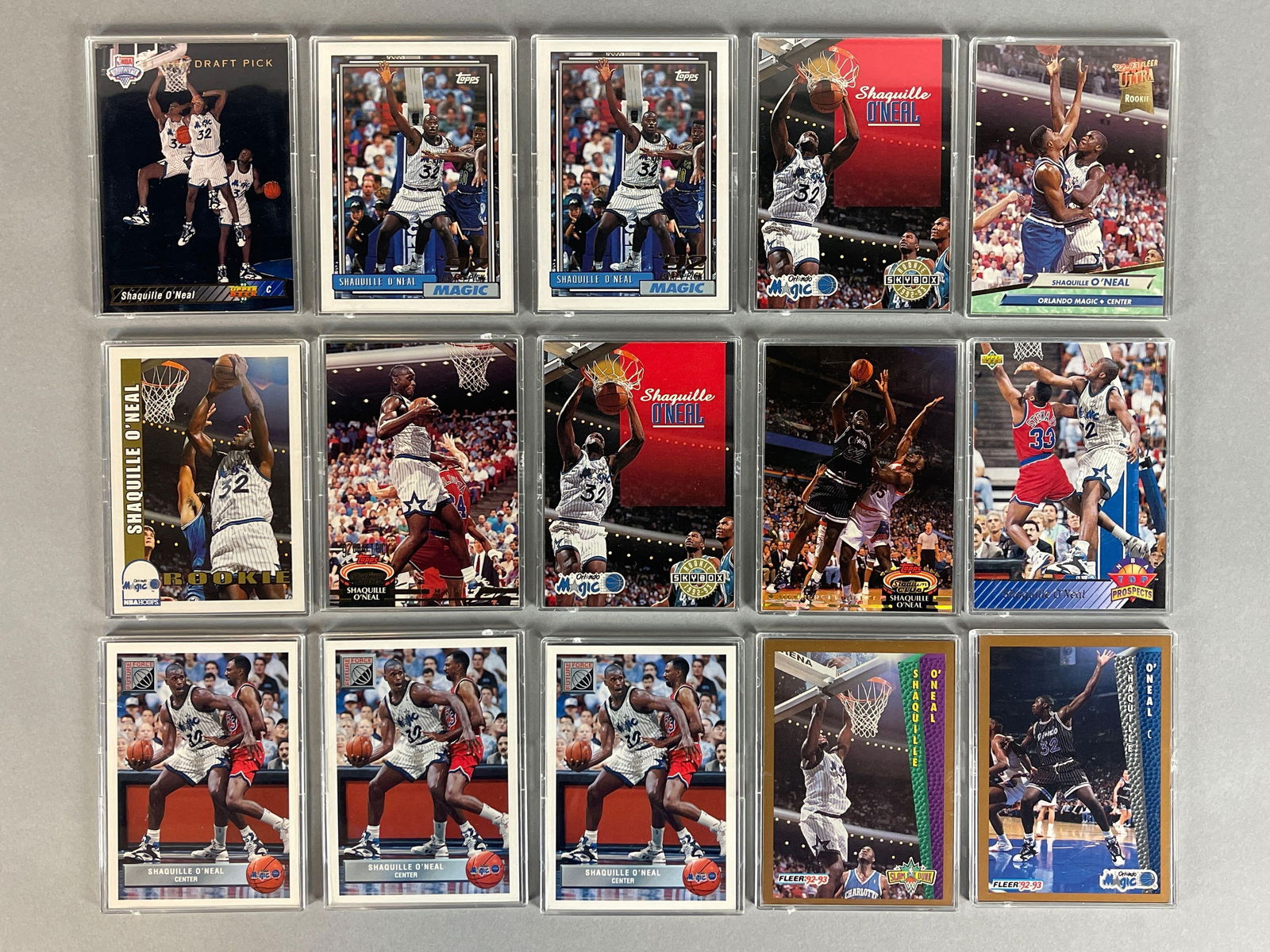 15 - 1992 Shaquille ONeal Rookie Cards (1 of 2)
