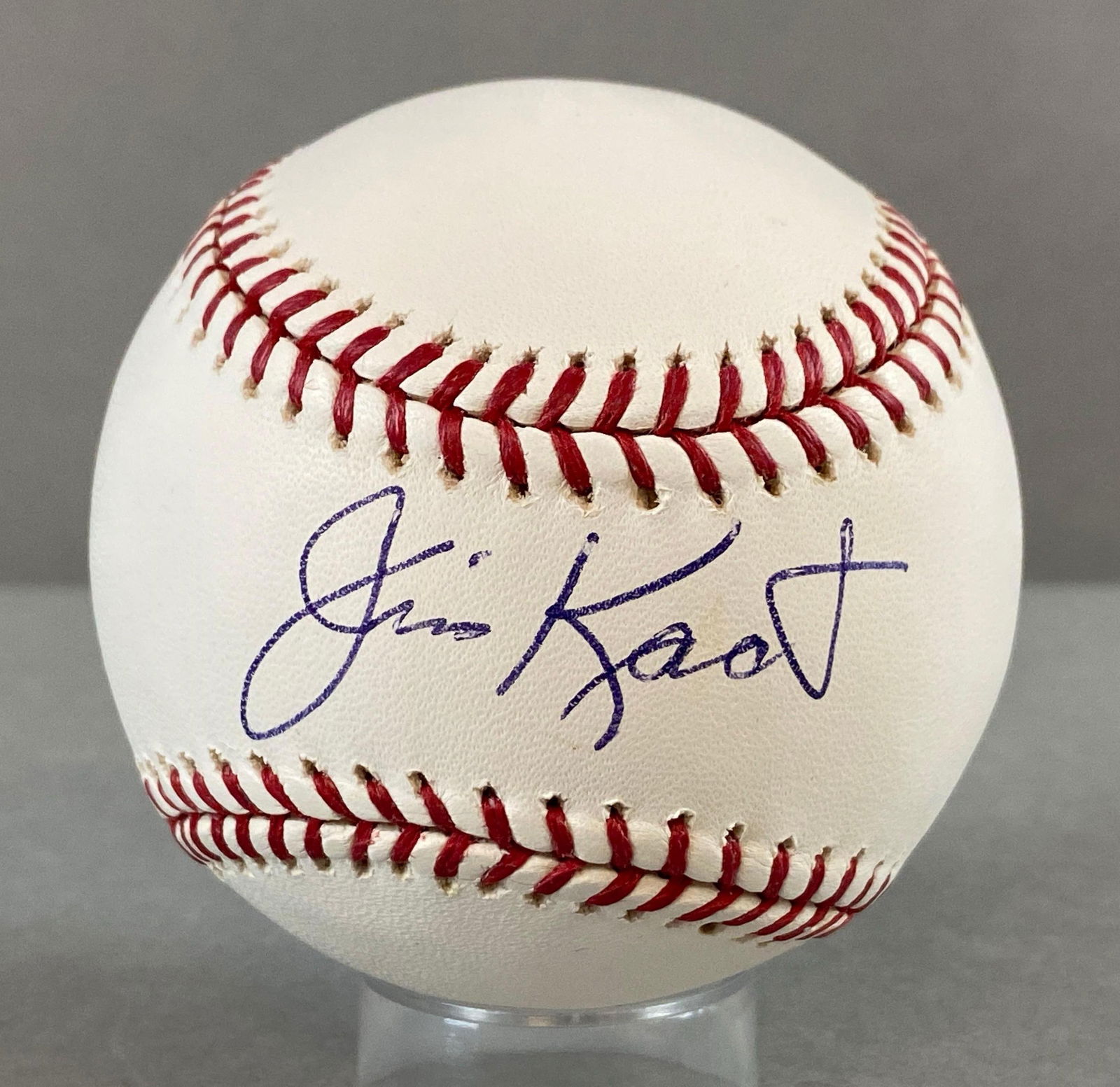 Jim Kaat Official MLB Rawlings Selig Baseball with JSA COA: Autographed Jim Kaat, with JSA COA, Case included