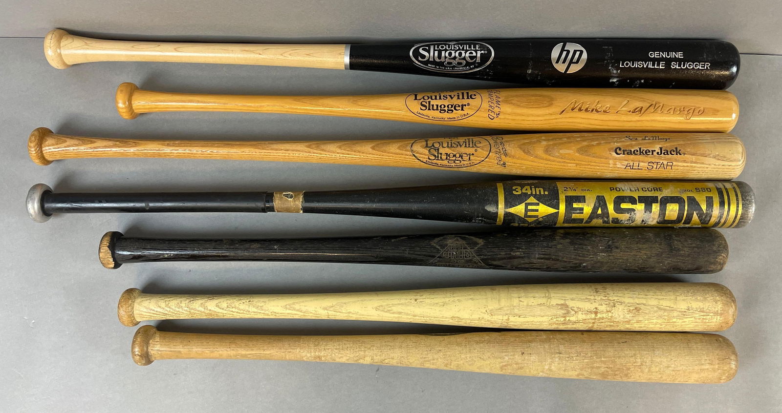 Group of 7 Baseball Bats with Easton Aluminum (1 of 9)