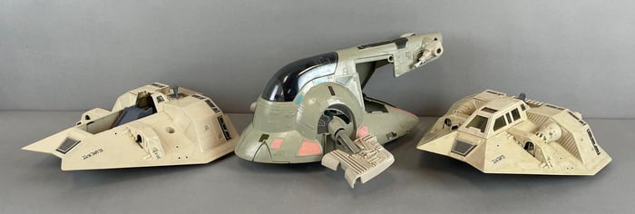 Group of 3 Vintage Kenner Star Wars Vehicles