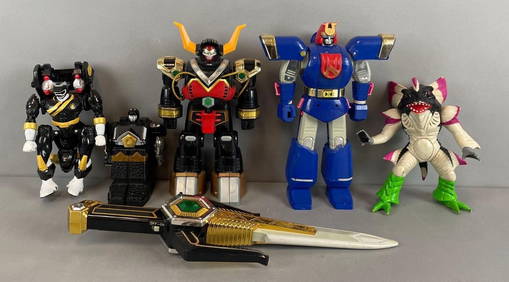 Group of Bandai Power Rangers Action Figures and More (1 of 2)