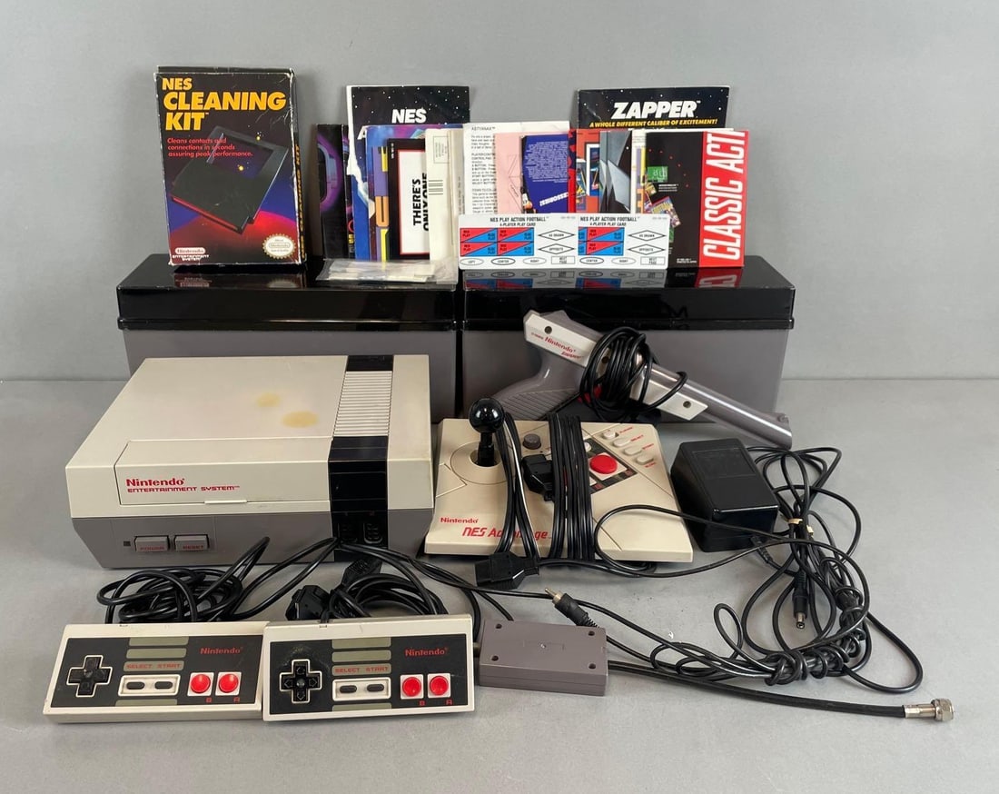1985 Nintendo Entertainment System with Controllers and Accessories (1 of 5)