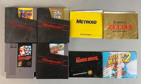 Group of 4 Vintage Nintendo Entertainment System Game Cartridges (1 of 4)
