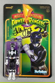 Signed Emanuel Jones Mighty Morphin Power Rangers Black Ranger Action Figure with JSA COA (1 of 3)