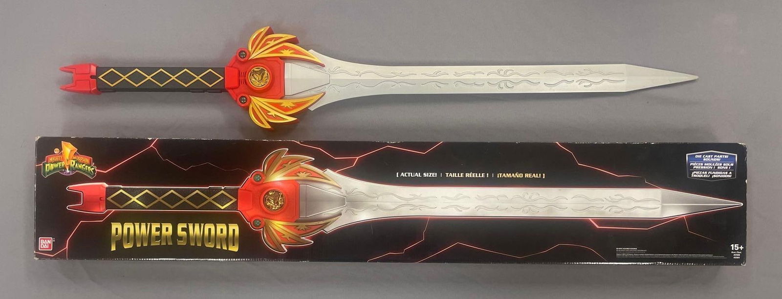 Mighty Morphin Power Bandi Legacy Collection Red Ranger Power Sword (1 of 4)