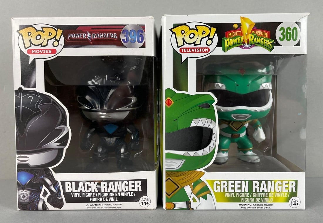 Group of 2 Funko Pop Mighty Morphin Power Rangers  Figures (1 of 2)