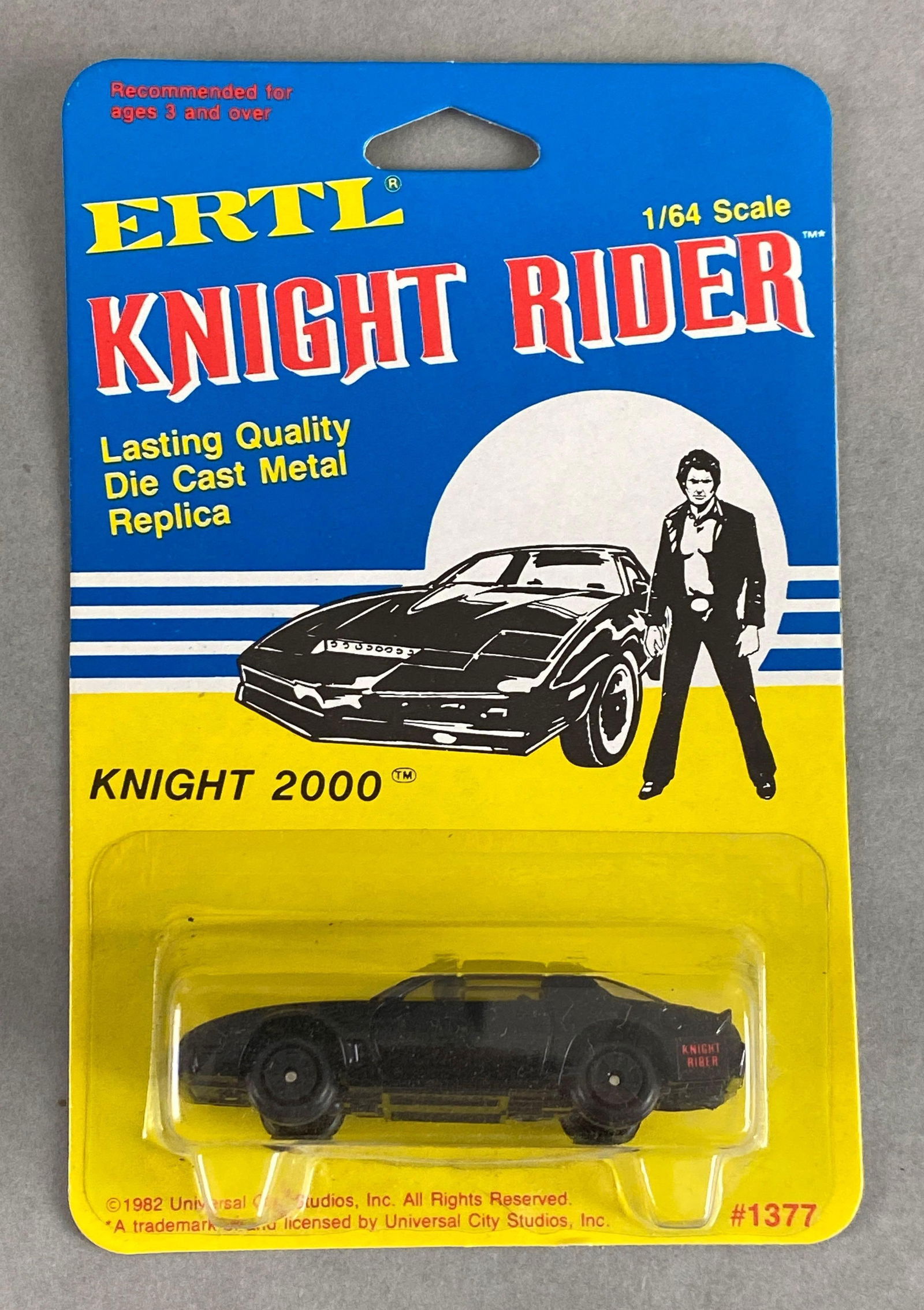 1982 ERTL Die-Cast Knight Rider 2000 Car: sealed like new