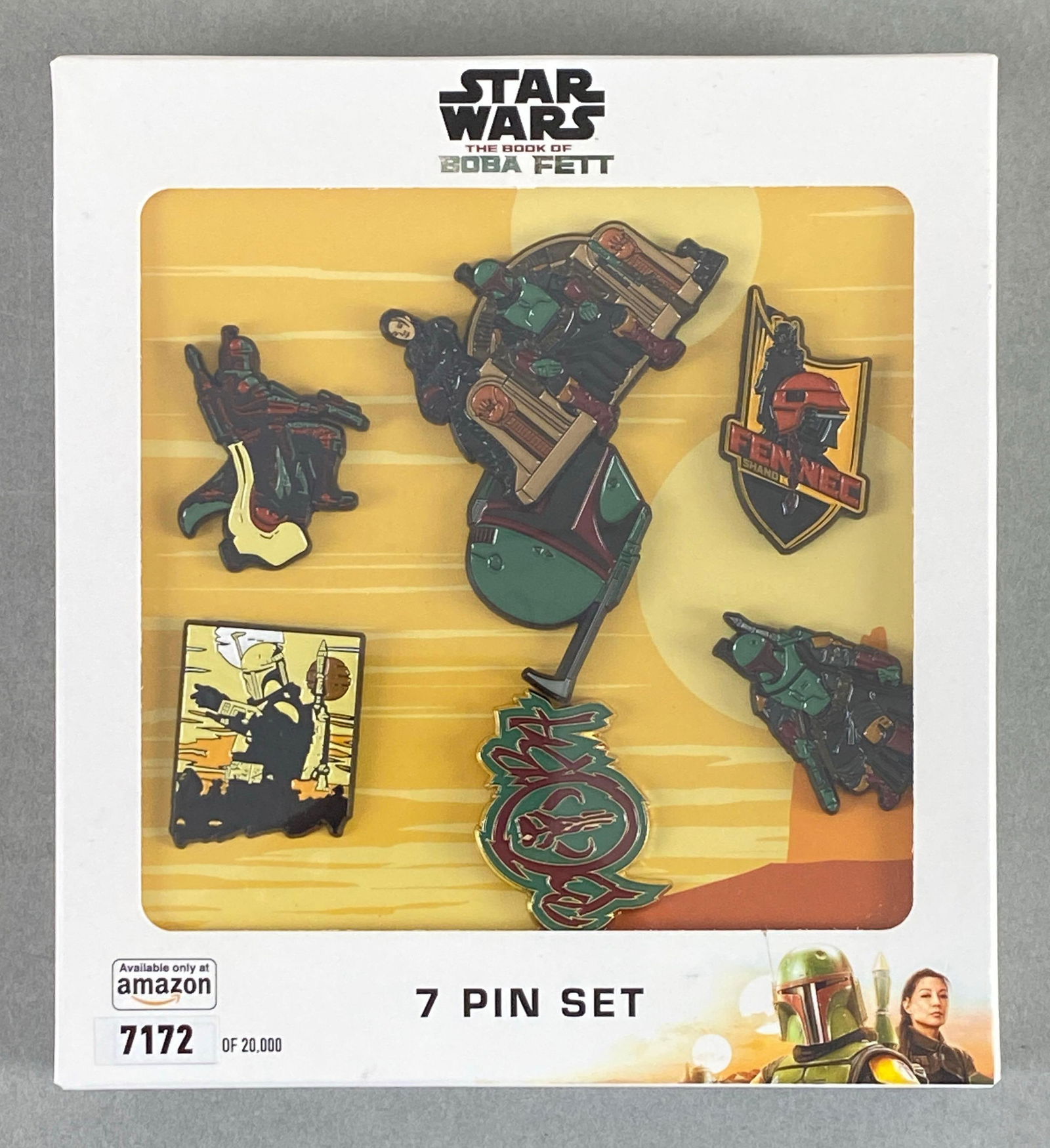 Disney Star Wars Limited Edition The Book of Boba Fett 7 Pin Set (1 of 2)