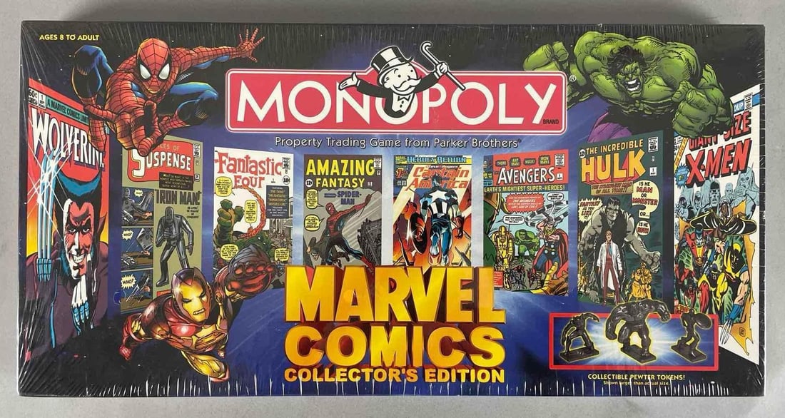 Parker Brothers Marvel Comics Collectors Edition Monopoly Board Game (1 of 2)