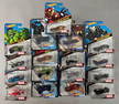 Group of Mattel Hot Wheels Marvel Comics Die-Cast Vehicles