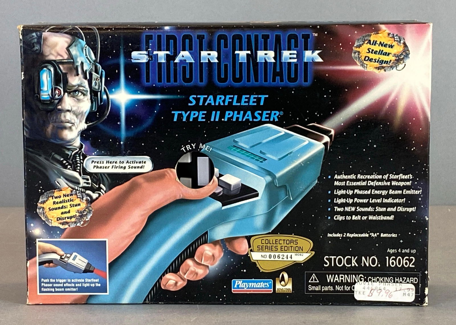 1996 Playmates Star Trek First Contact Starfleet Type 2 Phaser (1 of 3)
