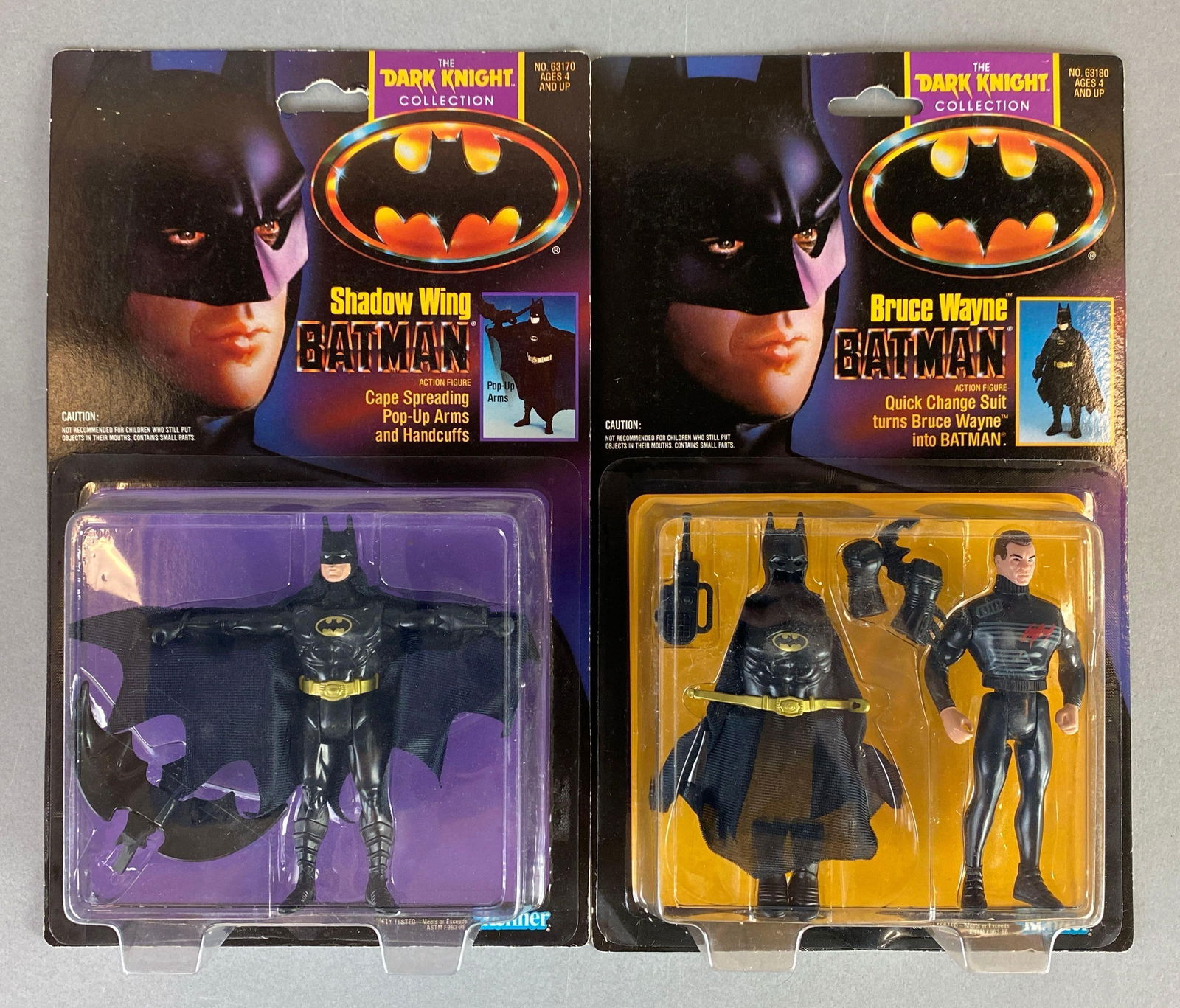 Group of 2 1990 Kenner Batman Action Figures (1 of 2)