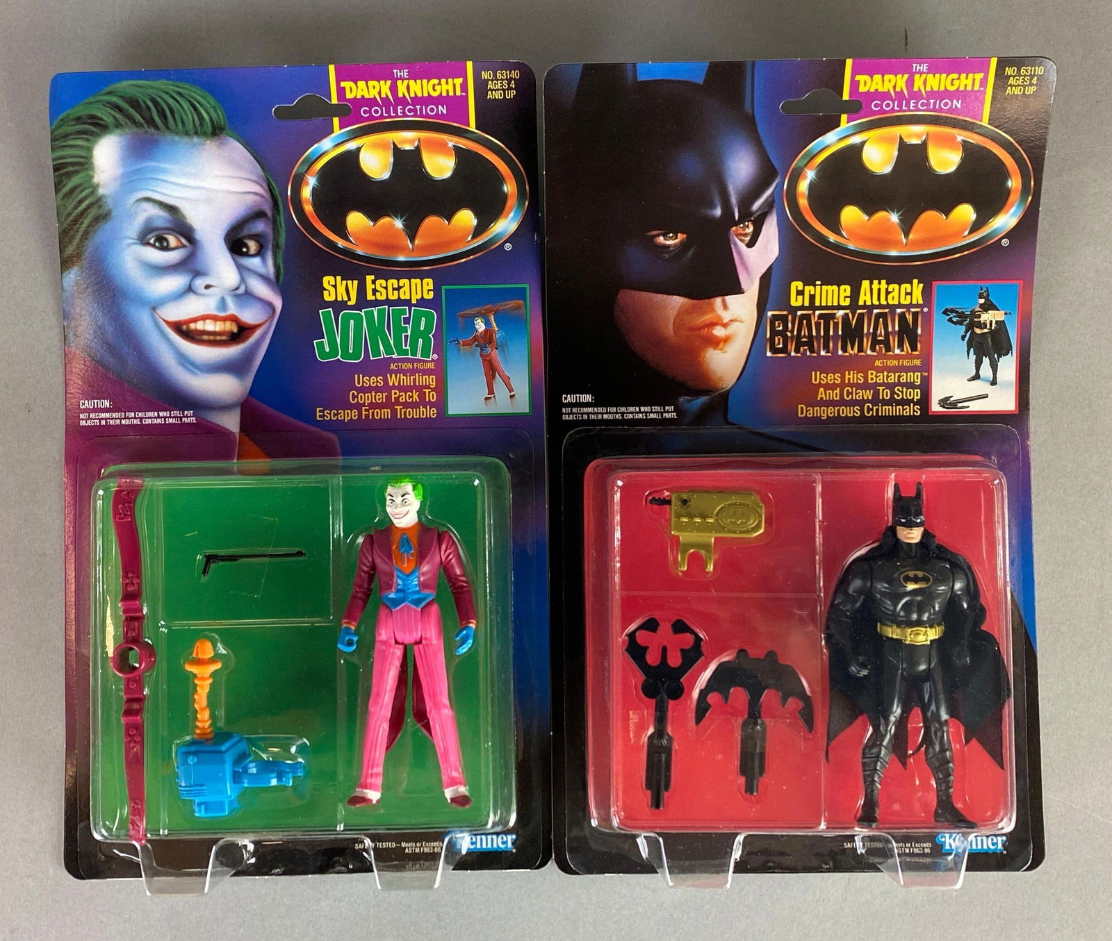 Group of 2 1990 Kenner Batman Action Figures (1 of 3)