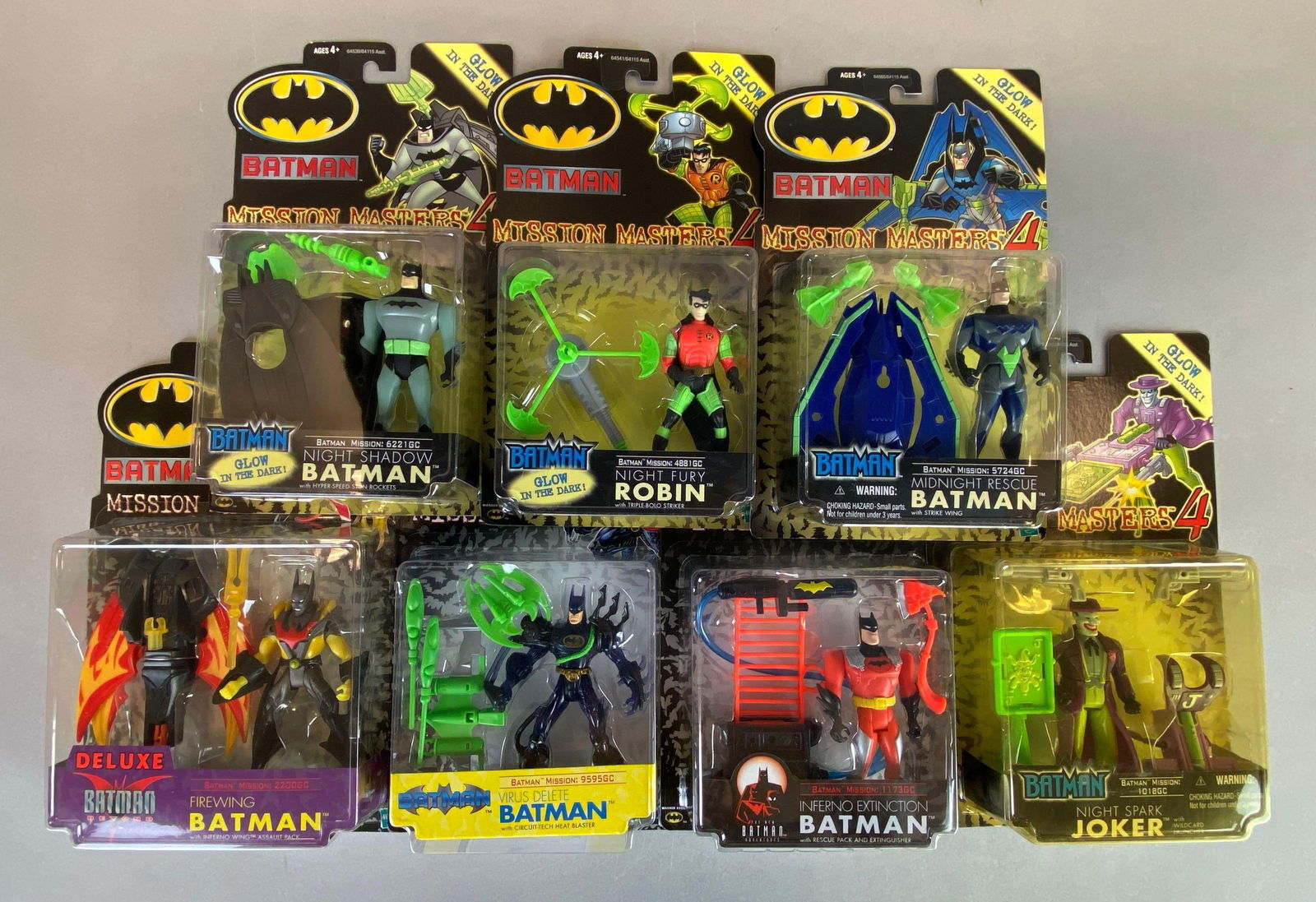 Group of 7 Hasbro Batman Mission Masters Action Figures (1 of 3)