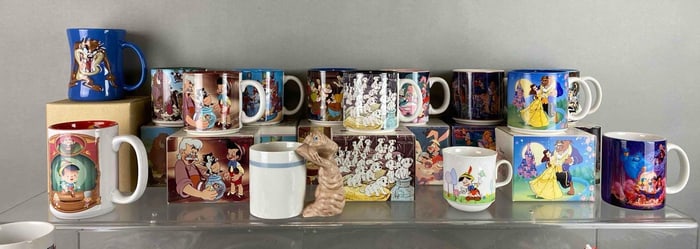 Group of Disney Decorative Plates and More