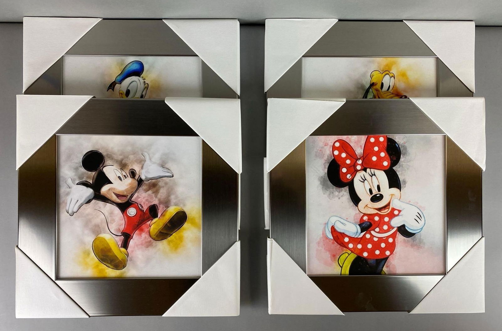 Group of 4 Disney Characters Print on Canvas (1 of 3)