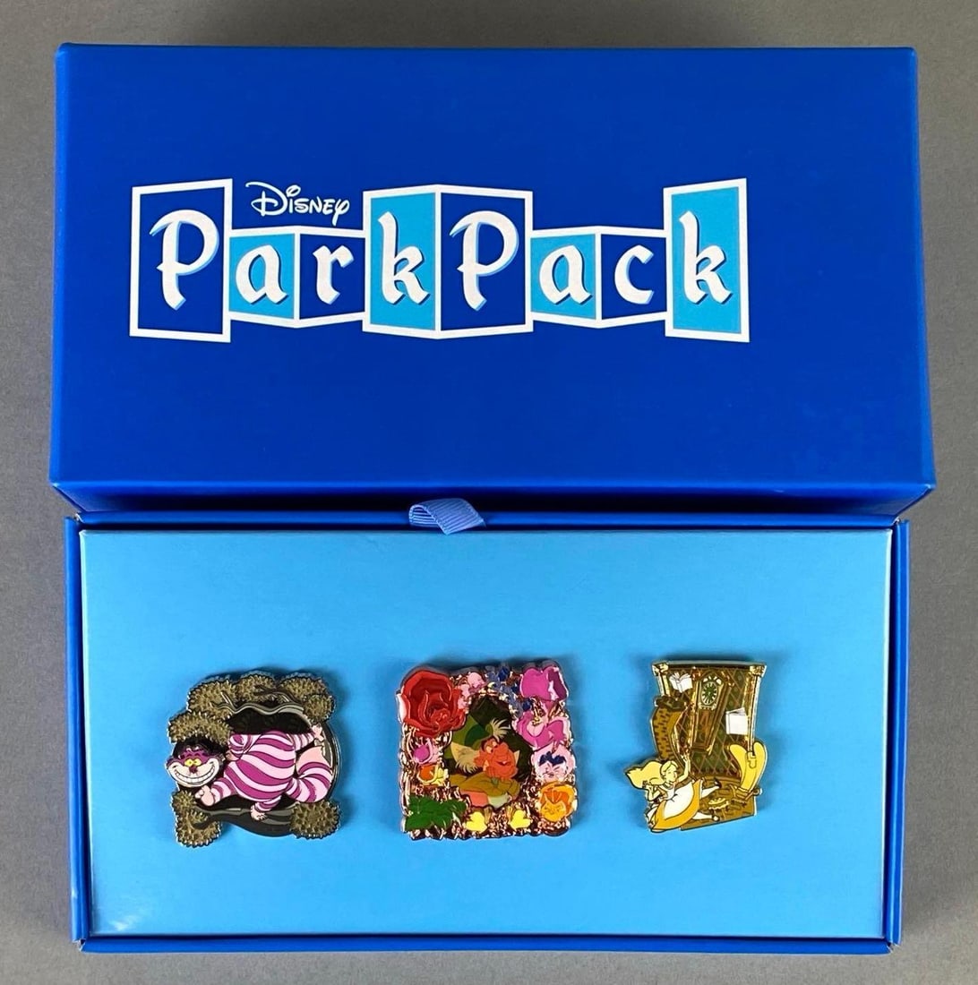 Disney ParkPack Alice in Wonderland Enamel 3-Pin Set (1 of 4)