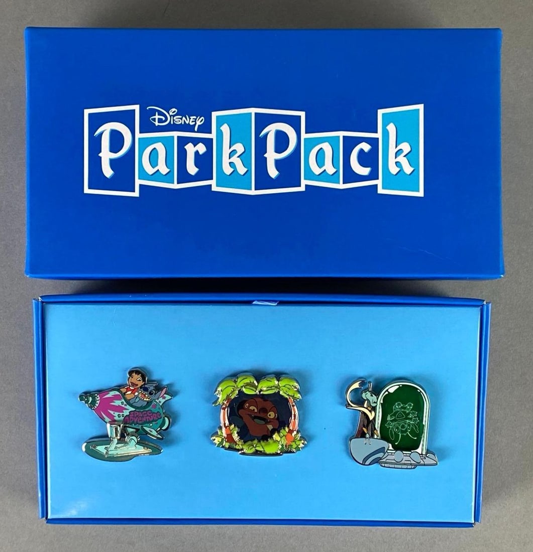 Disney ParkPack Lilo and Stitch Enamel 3-Pin Set (1 of 4)
