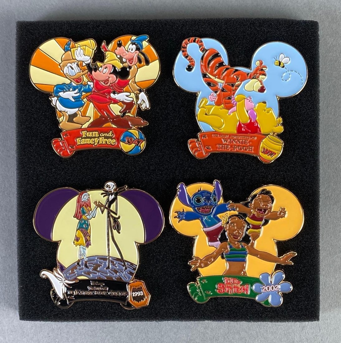 Set of 4 2020 Disney Magical Moments Enamel Pins (1 of 3)