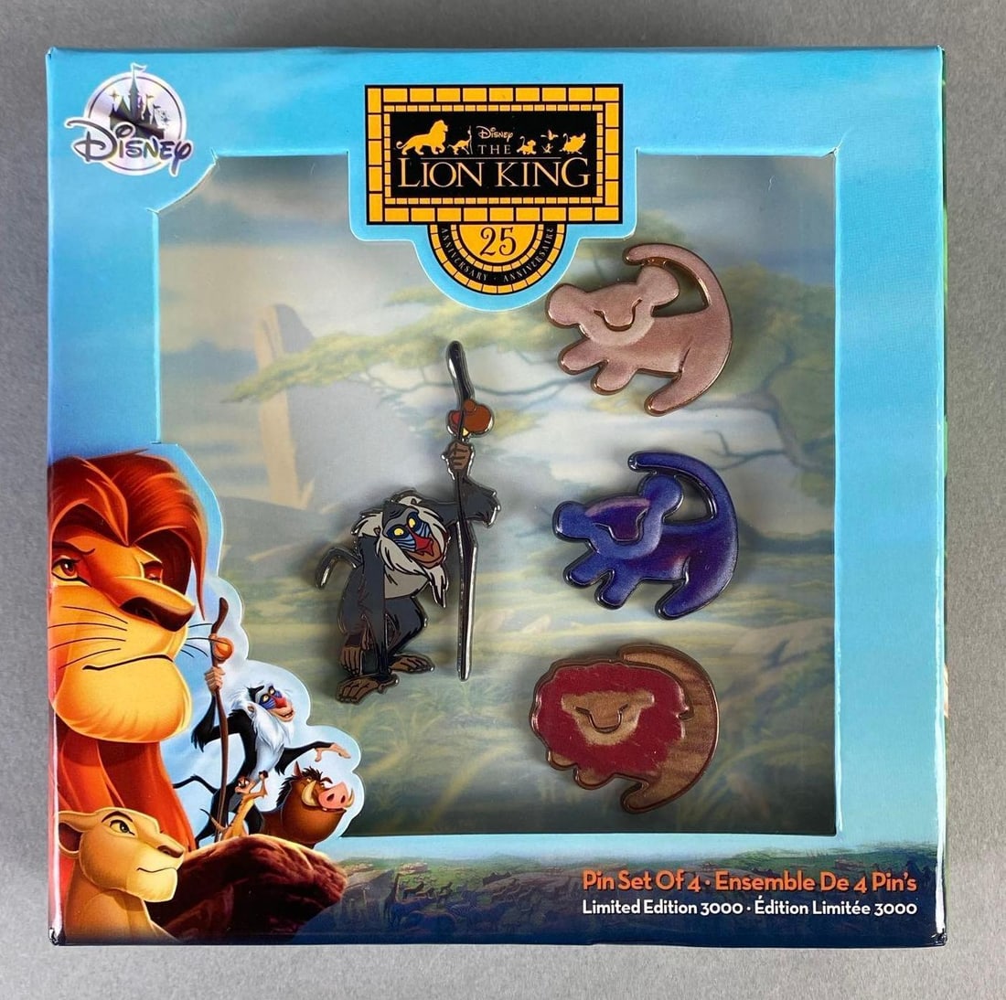 2019 Disney The Lion King 25th Anniversary Enamel Pin Set (1 of 2)