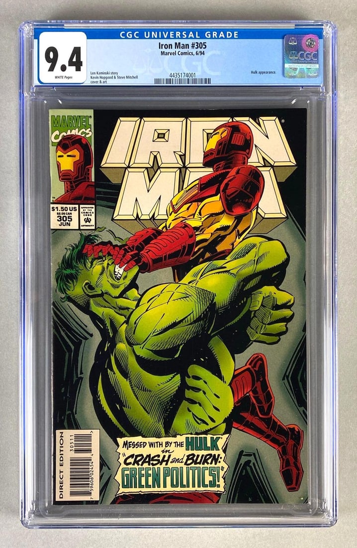 CGC Graded Marvel Comics Iron Man No. 305 (1 of 7)