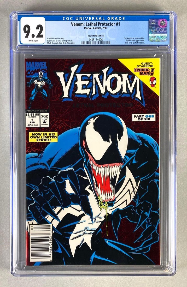 CGC Graded Marvel Comics Venom: Lethal Protector No. 1 (1 of 7)