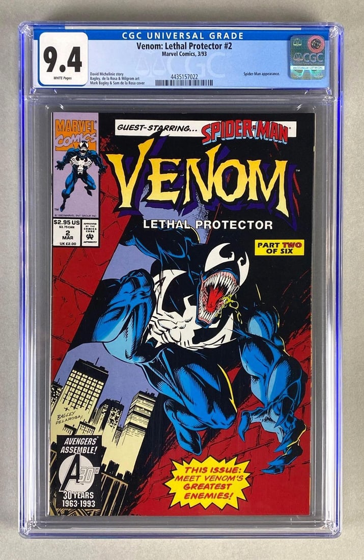 CGC Graded Marvel Comics Venom: Lethal Protector No. 2 (1 of 7)