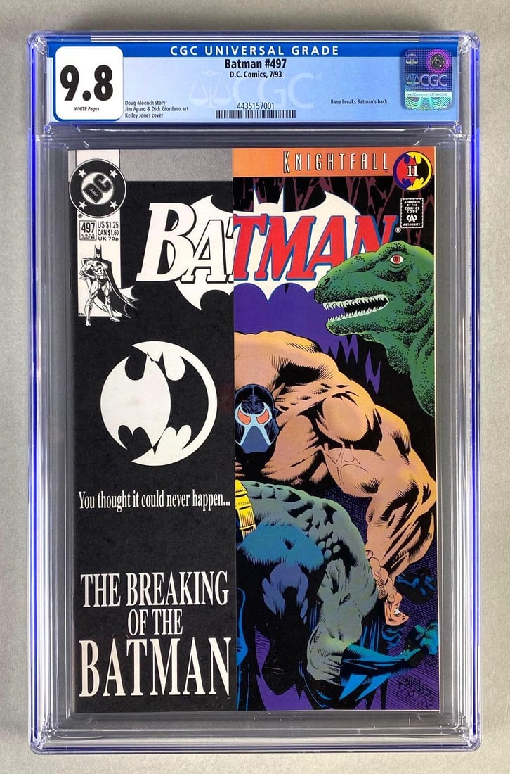 CGC Graded DC Comics Batman No. 497 (1 of 7)