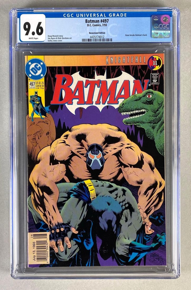 CGC Graded DC Comics Batman No. 497 (1 of 7)