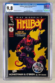 CGC Graded Dark Horse Comics Hellboy: Seed of Destruction No. 1 (1 of 7)