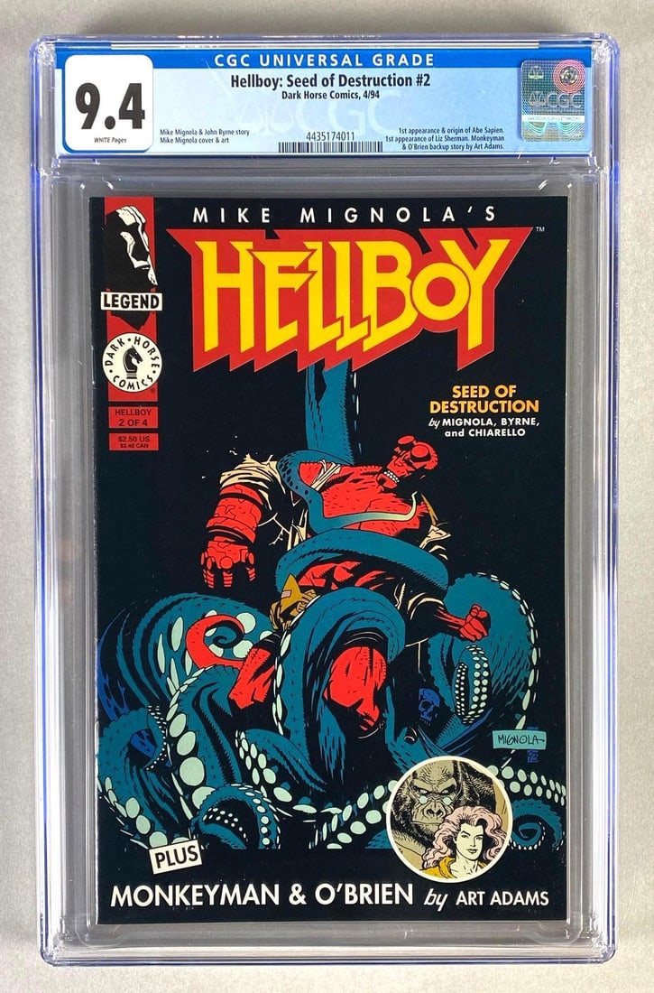 CGC Graded Dark Horse comics Hellboy: Seed of Destruction No. 2 (1 of 7)