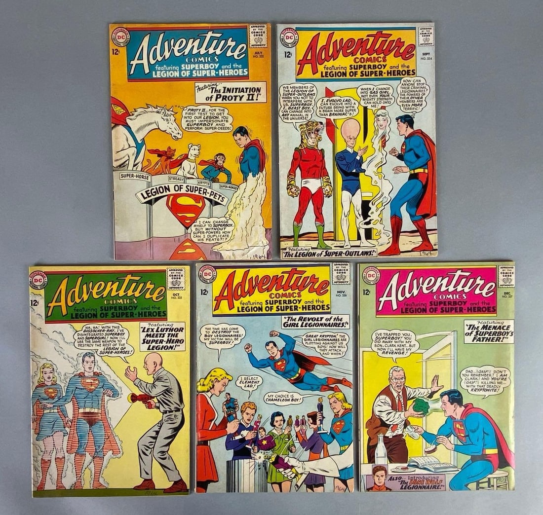 Group of 5 DC Adventure Comics Comic Books (1 of 4)