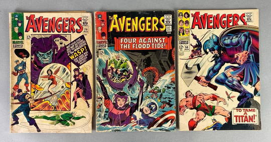 Group of 3 Marvel The Avengers Comic Books (1 of 7)
