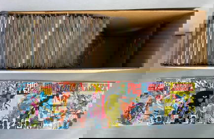 Long Box of 160+ Marvel Comic Books (1 of 3)